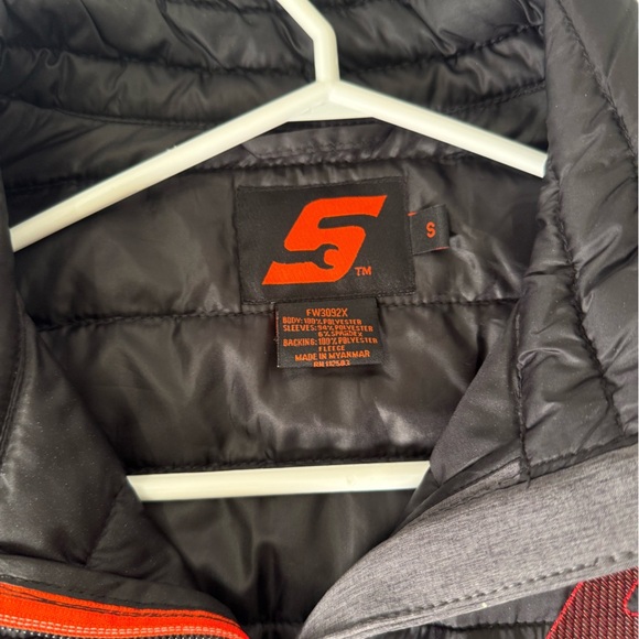 Snap On Tools Men's S Jacket Quilted Puffer Full Zip Lightweight Black NWOT - Picture 6 of 7